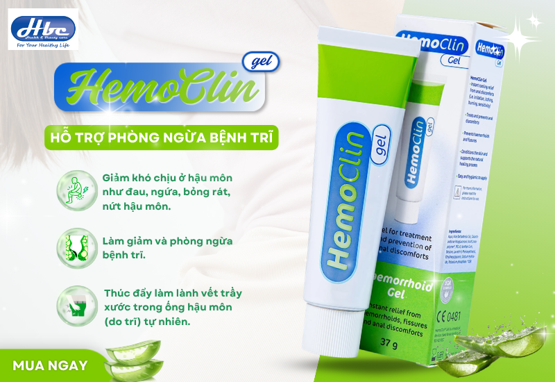 HemoClin Gel là gel bôi trĩ có xuất xứ từ Hà Lan